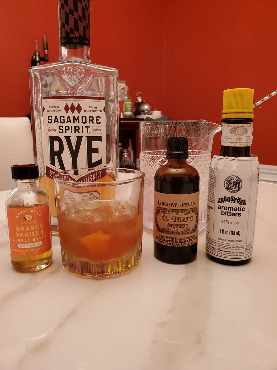 Sagamorange Vanilla Old Fashioned Royal Rose Syrups