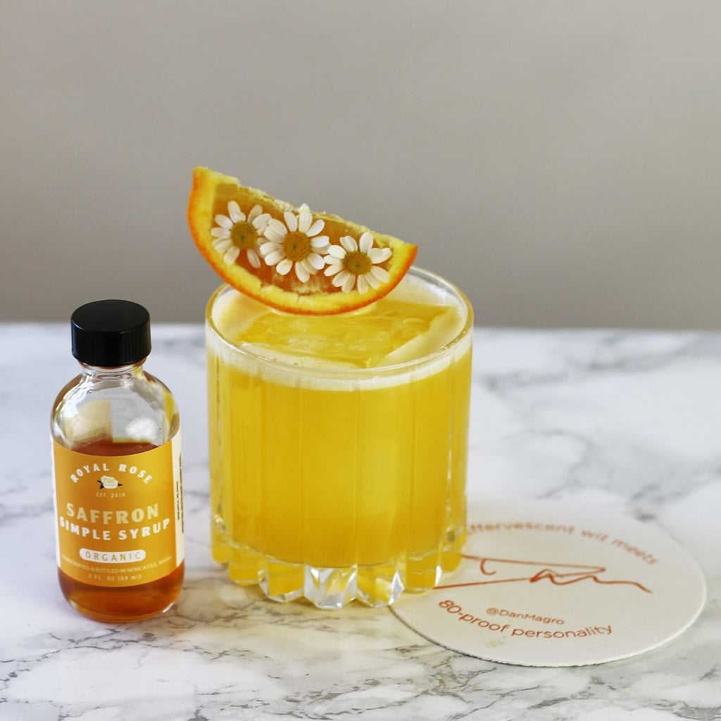 Saffron Nectarine Wallbanger cocktail