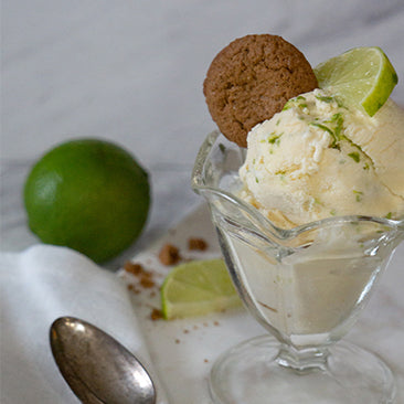 Ginger Lime Ice Cream