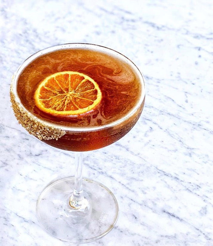 Midnight Martini with Royal Rose Orange Vanilla Syrup