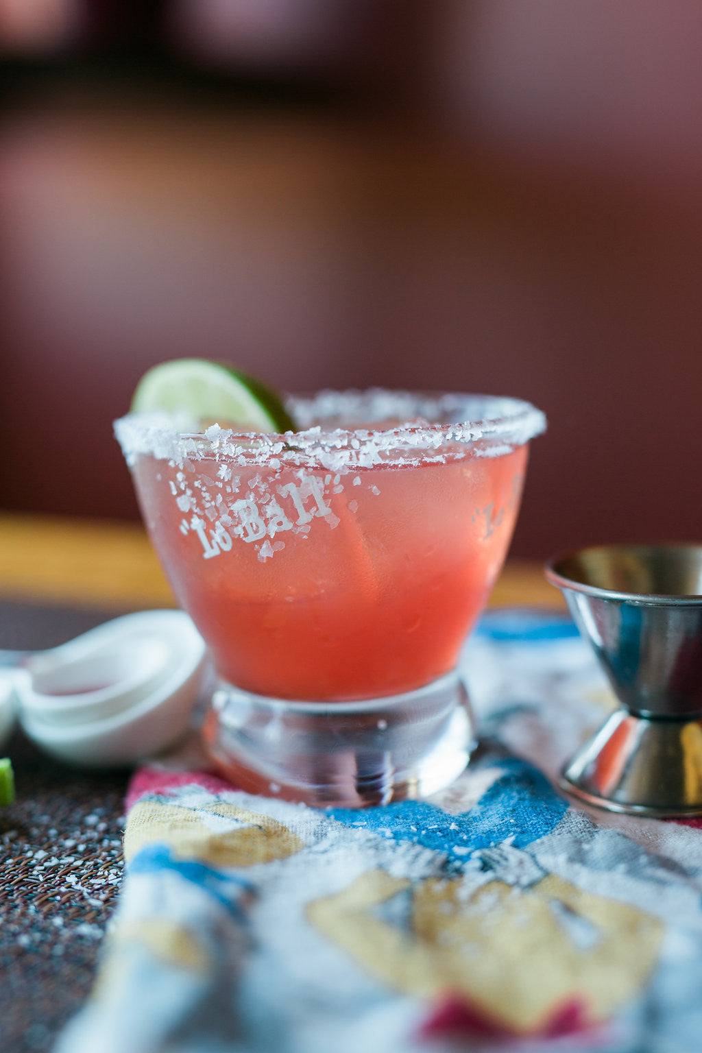 Mexican Firing Squad Cocktail | Raspberry Margarita with Raspberry Simple Syrup