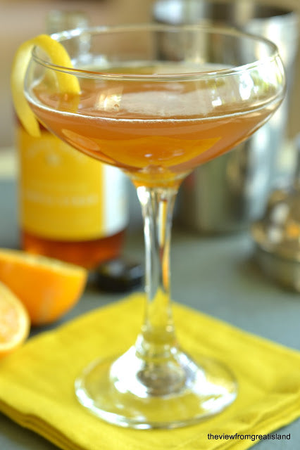 Saffron Syrup from Royal Rose showcased in a cocktail