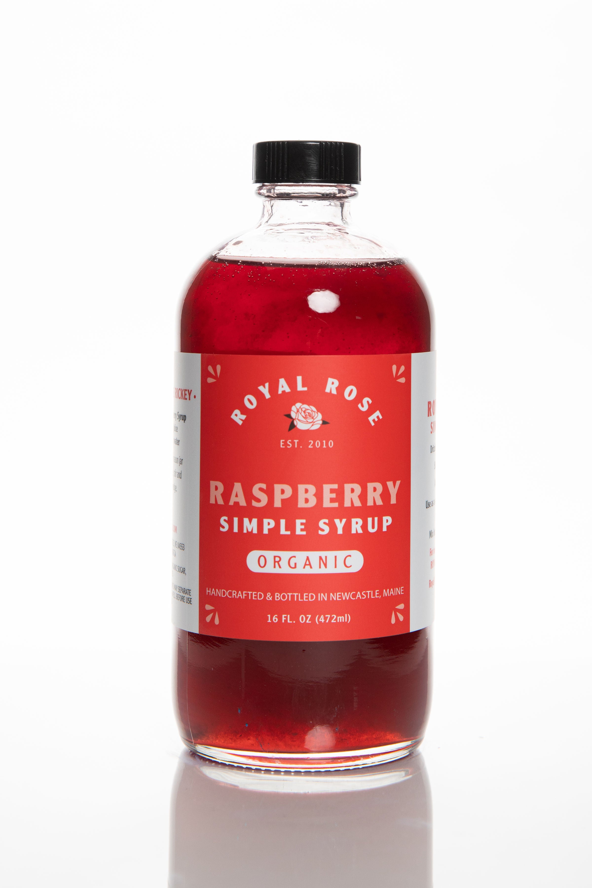 Raspberry Organic Simple Syrup – Royal Rose Syrups