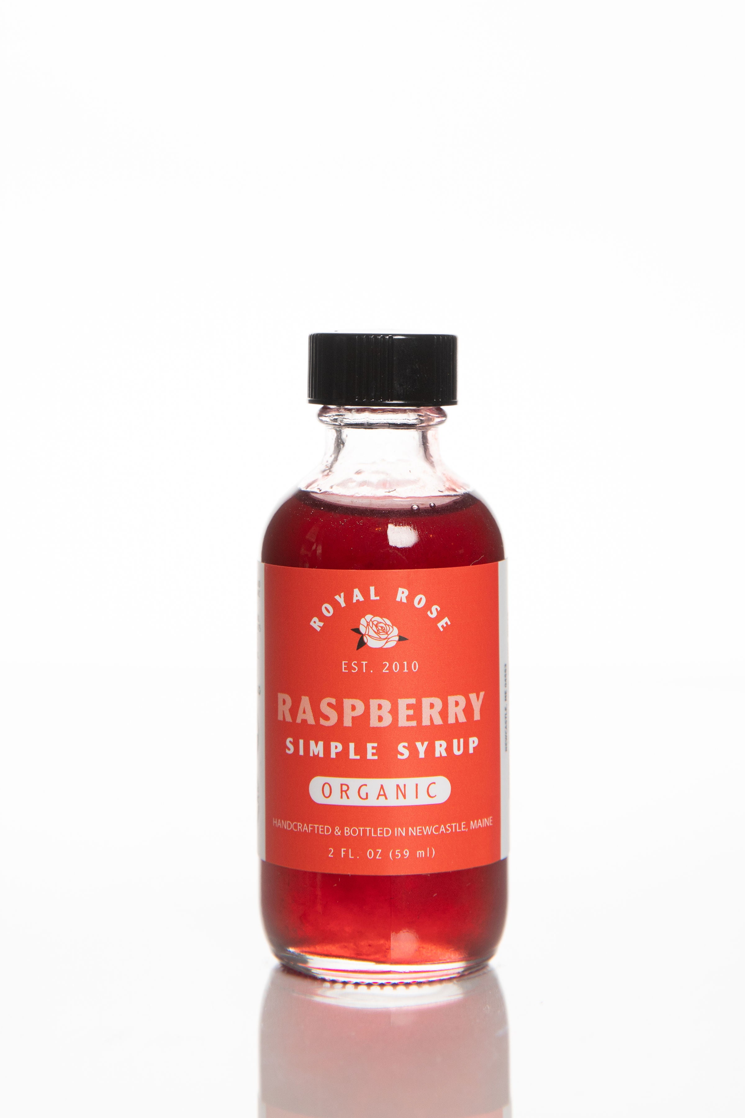 Raspberry Organic Simple Syrup – Royal Rose Syrups