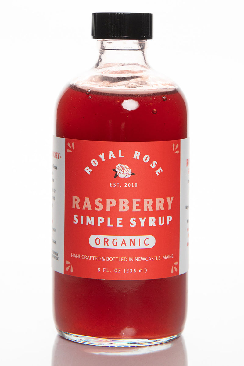 Raspberry Organic Simple Syrup – Royal Rose Syrups