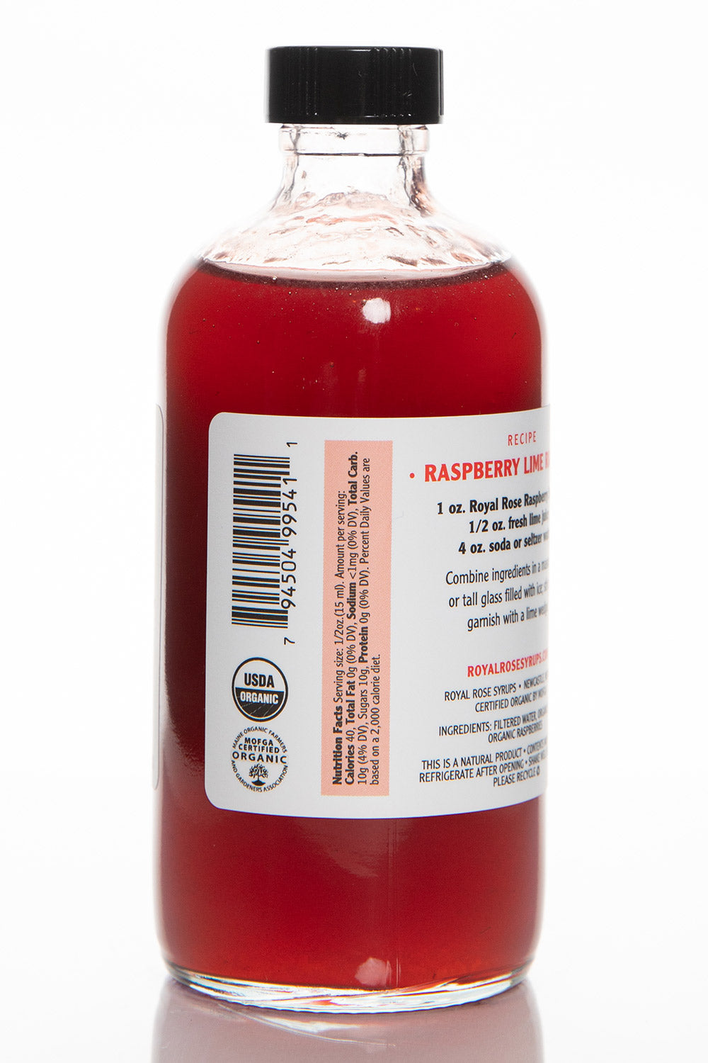 Raspberry Organic Simple Syrup – Royal Rose Syrups